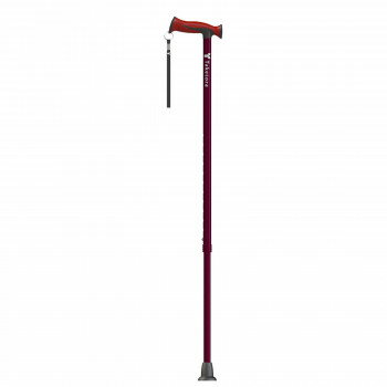 バンブーステッキ ワイド ワインレッド 104985