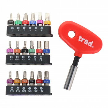 TRAD　19PC　T型ハンドル付ビット　30MM　TTS-1930　820222