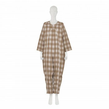 フドーねまきA 厚手 LL チェックベージュ 107095