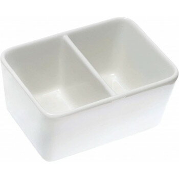 墨運堂　　　陶器角筆洗2穴　12.0cm　26504