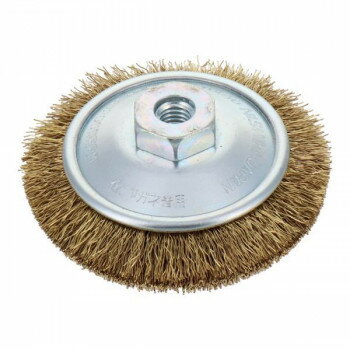 建工快速　ベベルブラシ　真鍮85mm　KBB-85B　436111