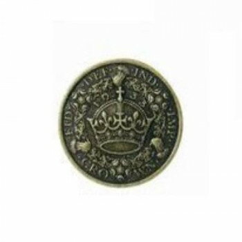 ソウヒロ joint クラフトパーツ ネジ式バネホック コイン 大 アンティークゴールド JTMP-168