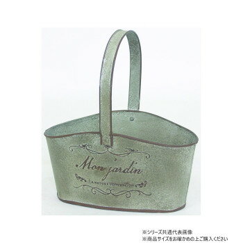 村田屋産業 ジャルダンバスケット グリーン S 5729