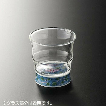 有田浪漫 ロックグラス 鉄仙唐草 INT-103-6-3