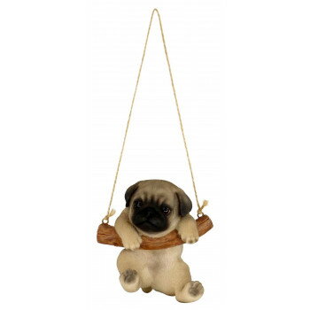 ドッグオーナメント ハンギング パグ 14275