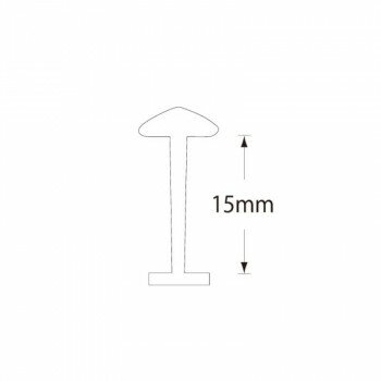 シモジマ HEIKO(ヘイコー) 003736102 ヘイコー タグピン スタンダード 15mm 10000本入 1箱