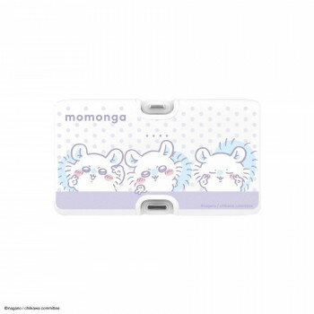 ちいかわ Lightning/Type-Cコネクタ付リチウムイオン充電器 モモンガ CK-62D ちいかわ Lightning/Type-Cコネクタ付リチウムイオン充電器 モモンガ CK-62D