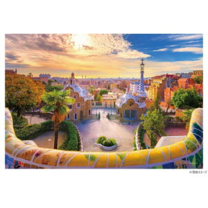ジグソーパズル 500コンパクトピース 海外風景 バルセロナ グエル公園(スペイン) 35-35
