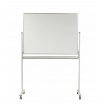 【代引き・同梱不可】 馬印 MAJI(マジ)シリーズ両面脚付ホーローホワイトボード 無地/無地 W1296×D610×H1845mm MH34TDN