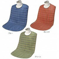 ソフラピレンエプロン チェック2WAY ブルー・102280