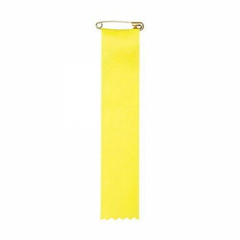 タカ印 記章 四寸タレ 黄 38-374 200個