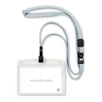 オープン工業 吊り下げ名札 F式名刺10枚 Cグレ- NL-22-CGY