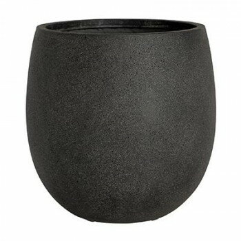 グリーンポット 植木鉢 プラスター バルーン ブラック 42cm EB-PT0142BK