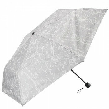 LESS IS MORE ZENTENKOU反射 折りたたみ傘 55cm ドリッピング グレー S355-1128GY1-B9のサムネイル