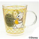 三郷陶器 ディズニー くまのプーさん 耐熱ガラスマグカップ 3330-04