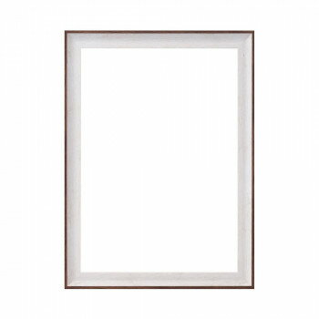 OA額 バイカラーフレーム B4 ホワイト・ブラウン 33T012B6201