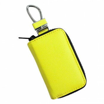 AWESOME(オーサム)　スマートキーケース　蛍光レザー　蛍光イエロー　ASK-FL03