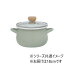 th ストクック IH対応ホーロークッキングポット18cm(グリーン) RB-3245