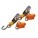 2本セット ラッシングベルト Sフック ベルト 幅25mm 固定側0.5m 巻側5m rb-sh-25-0505-2p