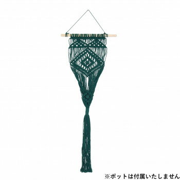 MURATAYA マクラメプラントタペストリー DarkGreen 9023 MURATAYA マクラメプラントタペストリー DarkGreen 9023