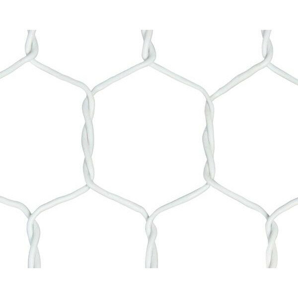 ビニール亀甲金網 0.85×16×450mm ホワイト 1M巻 00956214
