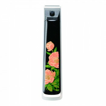 若兆 蒔絵 爪切り 桐箱 牡丹 MN-3