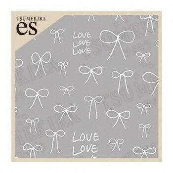 TSUMEKIRA(ツメキラ) ネイルシール es 手書きリボン 白 ES-RBN-001
