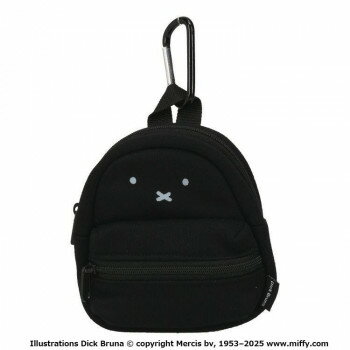 ゾーウィー ミッフィー スウェットリュック型ポーチ miffy ブラック 8275