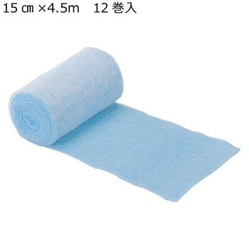 竹虎 ニューギプステクター わた包帯 2裂 15cm×4.5m 12巻入 030502