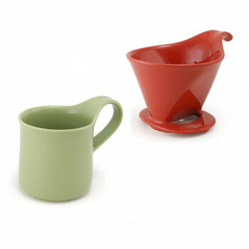 ZERO JAPAN(ゼロジャパン) ドリッパー＆カフェマグセット ドリッパートレイ付 DMZ-16 TO/AR