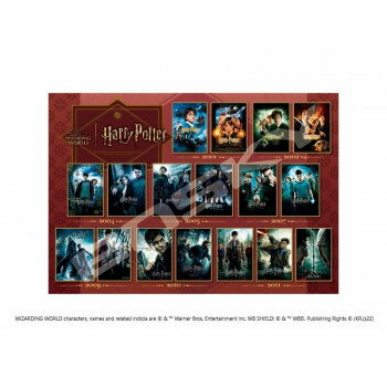 歴代「ハリー・ポッター」映画シリーズのポスターを集めた迫力の1000ピースジグソーの登場です。※画像・デザイン・イラスト等はイメージです。※実際の商品とは異なる場合がございます。※商品の発売・仕様などは諸般の事情により、変更・延期・中止となる場合がございます。サイズ完成時:51×73.5cm個装サイズ：29.0×22.0×5.0cm重量個装重量：780g素材・材質紙仕様ピース:1000ピースパネル:No.10-T付属品パズル専用のり、のりヘラ、ピース請求ハガキ生産国日本※複数個ご購入の場合、別途送料が発生する場合がございます。※ラッピング・のし未対応です※送り先が北海道・沖縄・離島への配送は、追加送料をご請求となる可能性がございます。　その場合は当店にて注文確認後、別途追加送料のご連絡をさせていただきます。※在庫切れの場合、ご注文をキャンセルとさせて頂く場合がございます。　予めご了承ください。fk094igrjs