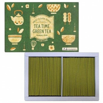 丸叶むらた　お線香 TEA TIME GREEN TEA 緑茶の香りのお香 お香 ティータイム 250264