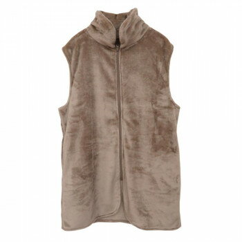 After nine アフターナイン ニューマイヤージップアップベスト 40 MOCHA GBR2215