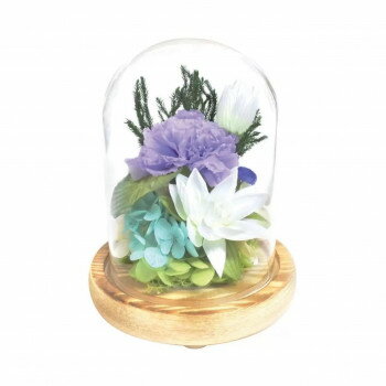 ガラスドームアレンジメント 夏華/なつか C29450