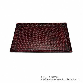 尺3利休アジロ盆 曙渕黒塗（ノンスリップ加工） 15066490