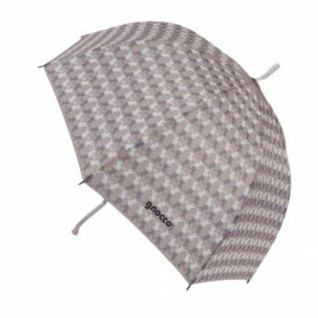 gnocco(ニョッコ) 長傘 モノグラムボーダー サンドベージュ 猫 SY21-CT-1BE