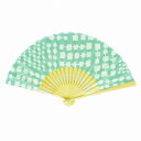 大西賢製販 Ripple プリント扇子 20cm 幾何学 S19M-MI