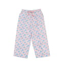 志成販売 ブロックプリント ロゼアのルームウェア パンツ ピンク 305097PK