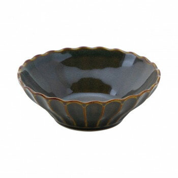 光洋陶器 花伝 かすみ 山藍 12.5cm浅