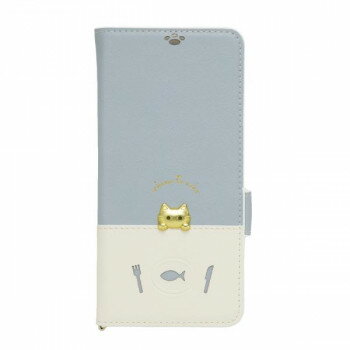 GooglePixel 7a専用手帳型ケース sakana to neko Bタイプ Blue GP7a-DISH01
