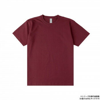 ボンマックス MS1169O 6.6オンスプレミアムコンフォートTシャツ バーガンディ(23) XXL LIFEMAX