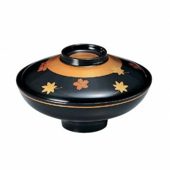 福井クラフト　5寸富士型煮物椀 金帯春秋(手塗漆、磨蒔絵 32603210