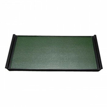 木目フライト盆 グリーンパール渕黒SL(ノンスリップ加工) 尺3 15007260