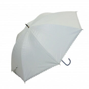 藤田屋 SS-1307(KT)50cm 晴雨兼用長傘 ヒートカット 無地 ホワイト