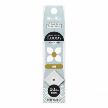 日本香堂 ROOMY Clean&Relax 白檀 20本入 37182