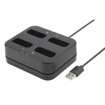 SWITCHJoy-Con用 コントローラー充電スタンド 4個タイプ ブラック CY-NSJCCS4-BK
