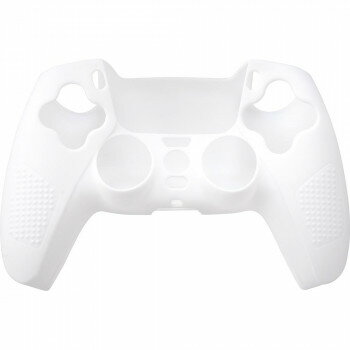 PS5用 コントローラーシリコンカバー ホワイト CY-P5CRSC-WH