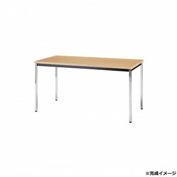 【代引き・同梱不可】 藤沢工業(TOKIO)　ミーティングテーブル　TDWS-1575K メープル