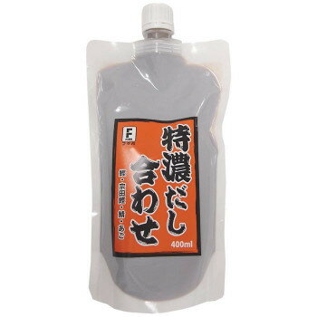 【代引き・同梱不可】 フタバ 特濃だし 合わせ 400ml×12袋 8336