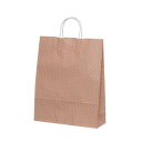 自動手提袋 HZ 水玉 ピンク 50枚 XZK00659